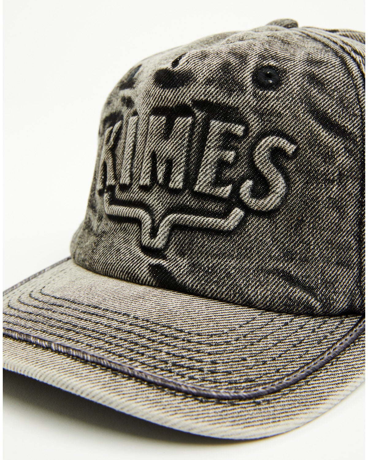 Image #2 - Kimes Ranch Women's Embossed Logo Ball Cap, Black, hi-res