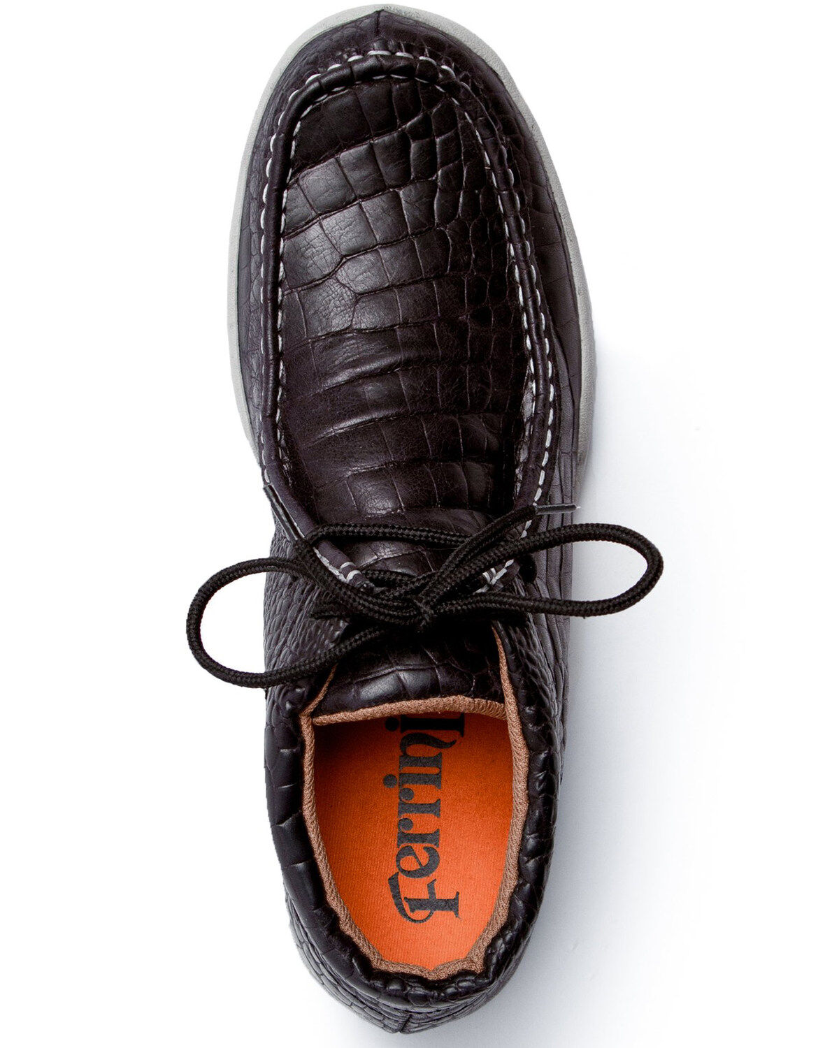 Image #5 - Ferrini Men's Croc Print Rogue Driving Shoes - Moc Toe, , hi-res