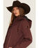 Image #2 - Cinch Women's Barn Coat, Purple, hi-res