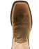 Brothers & Sons Men's Tyche Obsessed Bone Performance Leather Western Boots - Broad Square Toe , Brown, hi-res