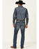 Image #2 - Cody James Men's Roan Medium Wash Stretch Slim Straight Jeans, Blue, hi-res