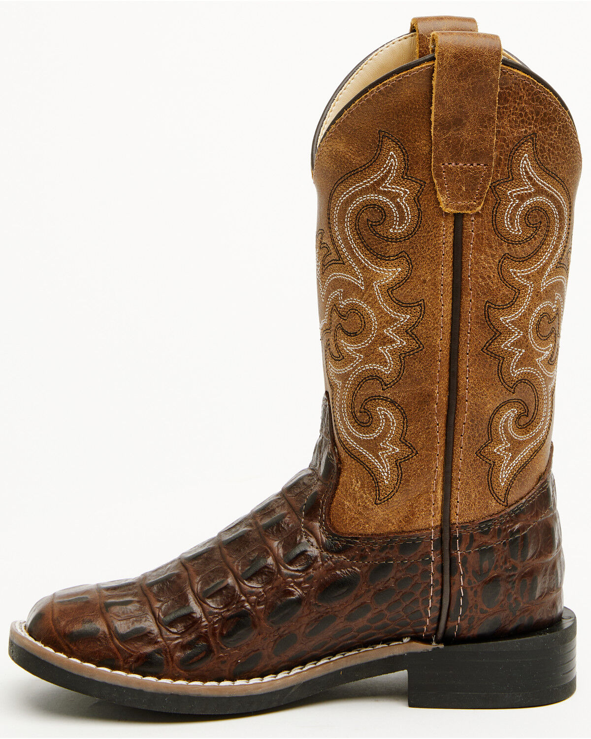 Product Name:  Cody James Boys' Dale Crocodile Print Western Boots - Broad Square Toe