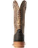Image #3 - Ariat Men's Showman Mocha Full Quill Ostrich Western Boots - Wide Square Toe, , hi-res