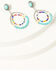 Cowgirl Confetti Women's Beaded Party Mode Earrings, Silver, hi-res