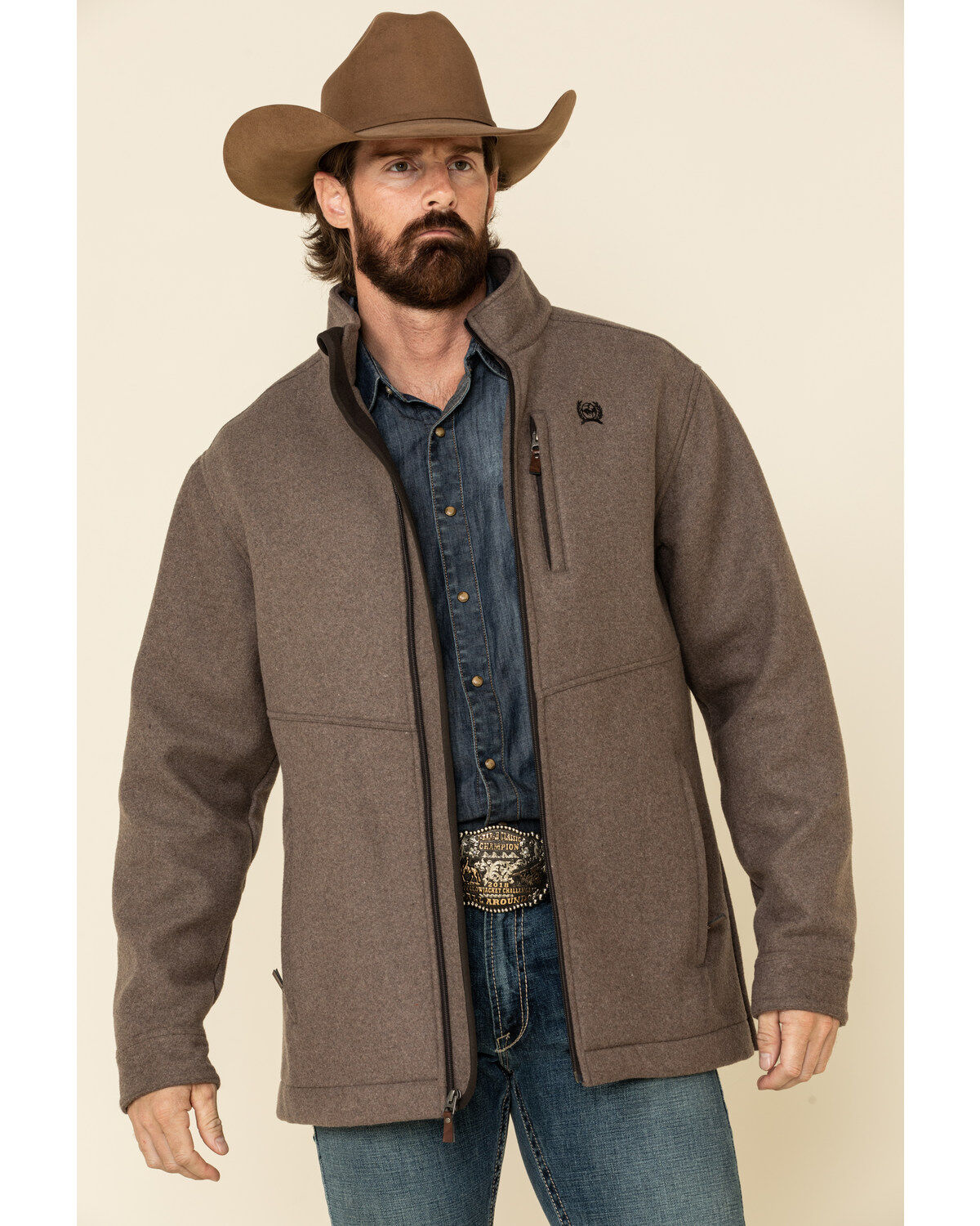 mens western wool jacket
