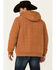 Cinch Men's Khaki Quilted Sherpa Lined Zip-Front Hooded Jacket , Beige/khaki, hi-res