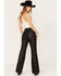 Image #3 - Wonderwest Women's Studded Leather Pant, Black, hi-res