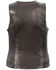 Image #2 - Milwaukee Leather Women's Lightweight Front Zipper Concealed Carry Vest - 4X, Black, hi-res