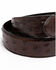 Image #4 - Cody James Men's Chocolate Full Quill Ostrich Exotic Belt , , hi-res