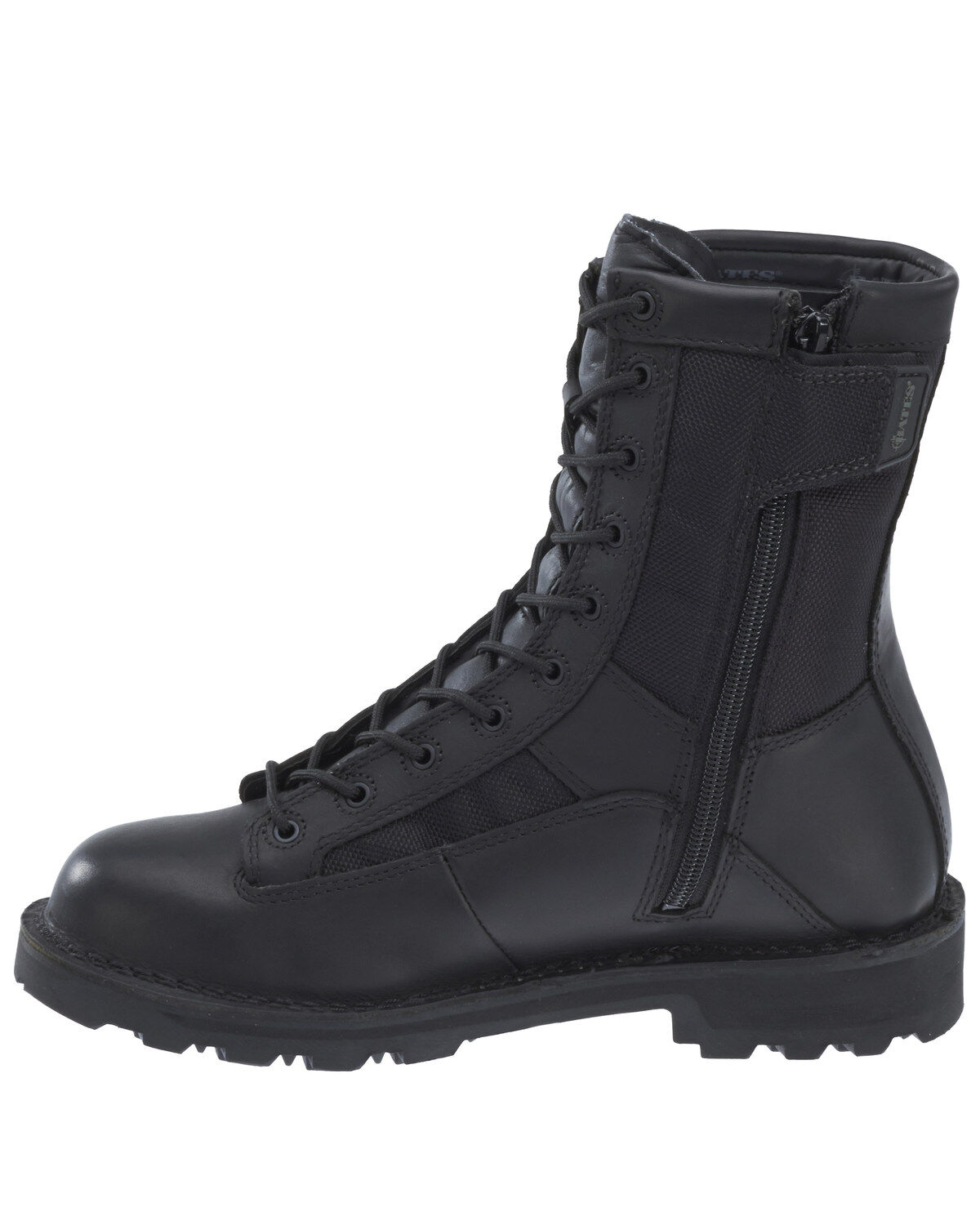 Image #3 - Bates Men's Durashocks Lace-Up Work Boots - Soft Toe, Black, hi-res