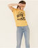 Bandit Brand Women's Dust Gold Howdy Pardner Graphic Tee , Dark Yellow, hi-res