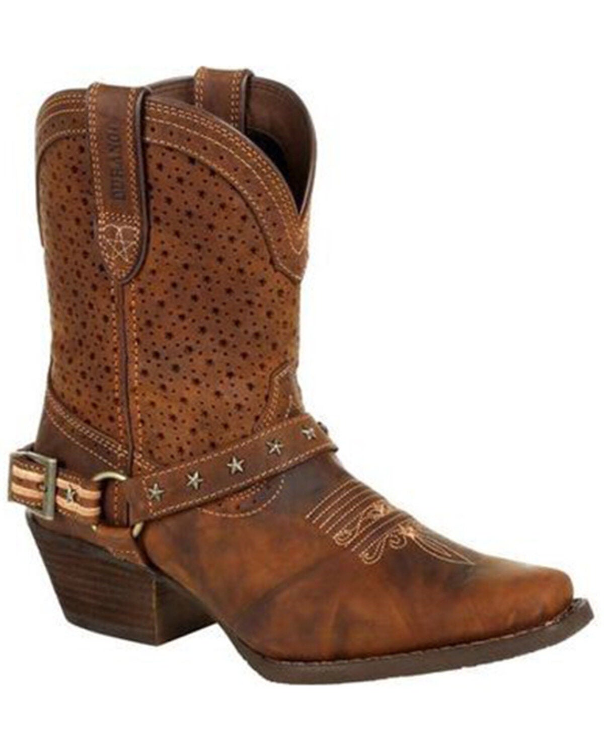 Durango Women's Western Booties - Snip Toe, Brown, hi-res