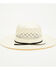 Image #3 - Rodeo King 25X Double Diamond Open Crown Straw Cowboy Hat, Natural, hi-res
