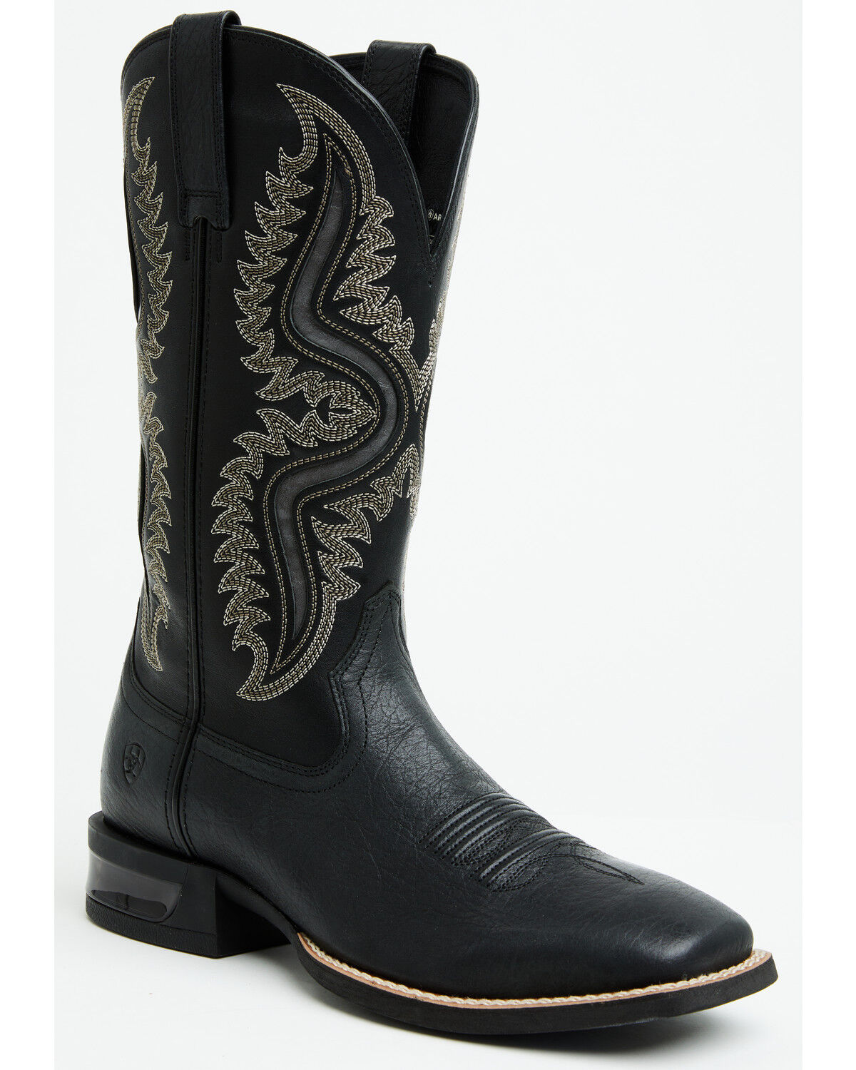 Image #1 - Ariat Men's Captivate Tall Performance Western Boots - Broad Square Toe, Black, hi-res