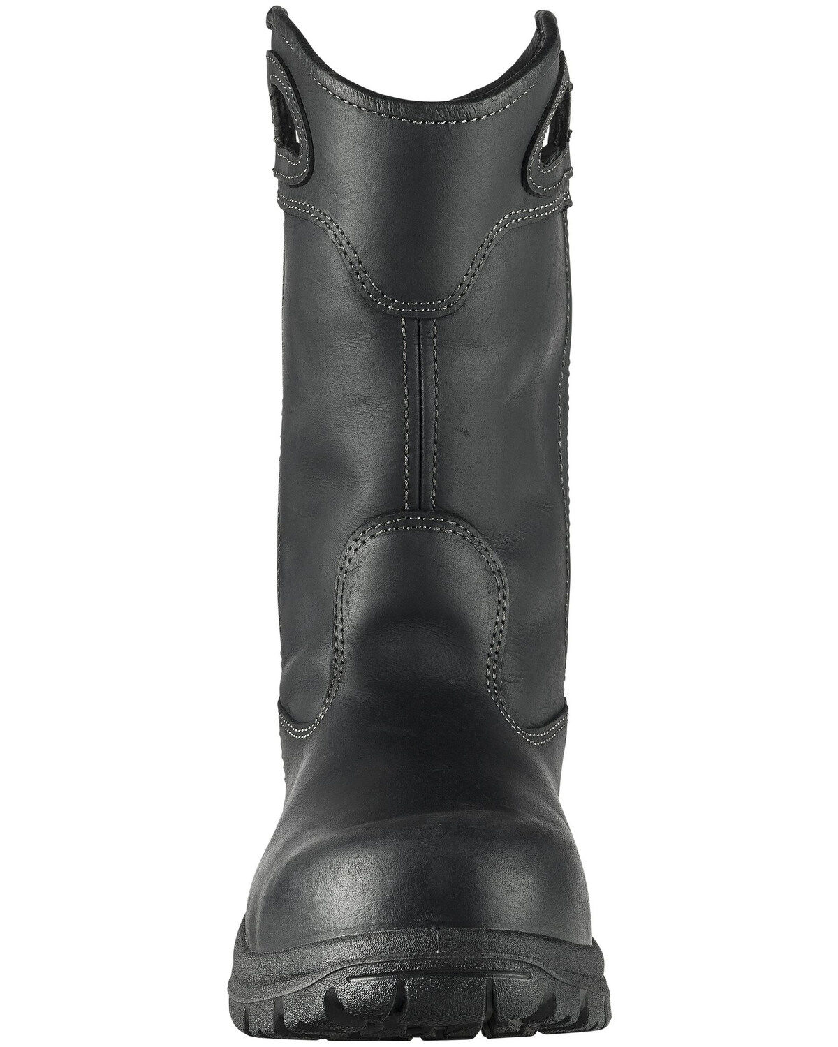 black waterproof cowboy boots