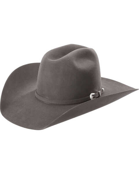 Image #1 - American Hat Co Men's Grey 7X Fur Felt Cowboy Hat, , hi-res
