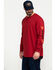 Hawx Men's FR Logo Long Sleeve Work T-Shirt , Red, hi-res