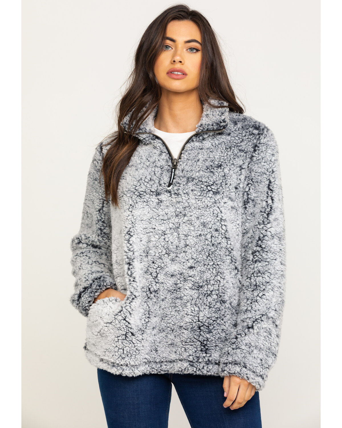 fuzzy sweatshirt