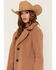 Image #2 - Becca Women's Sherpa Button Up Coat, Oatmeal, hi-res