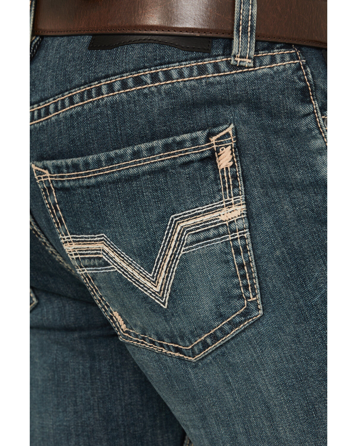 Product Name:  Rock & Roll Denim Men's Pistol Medium Wash Bootcut Rigid Denim Jeans