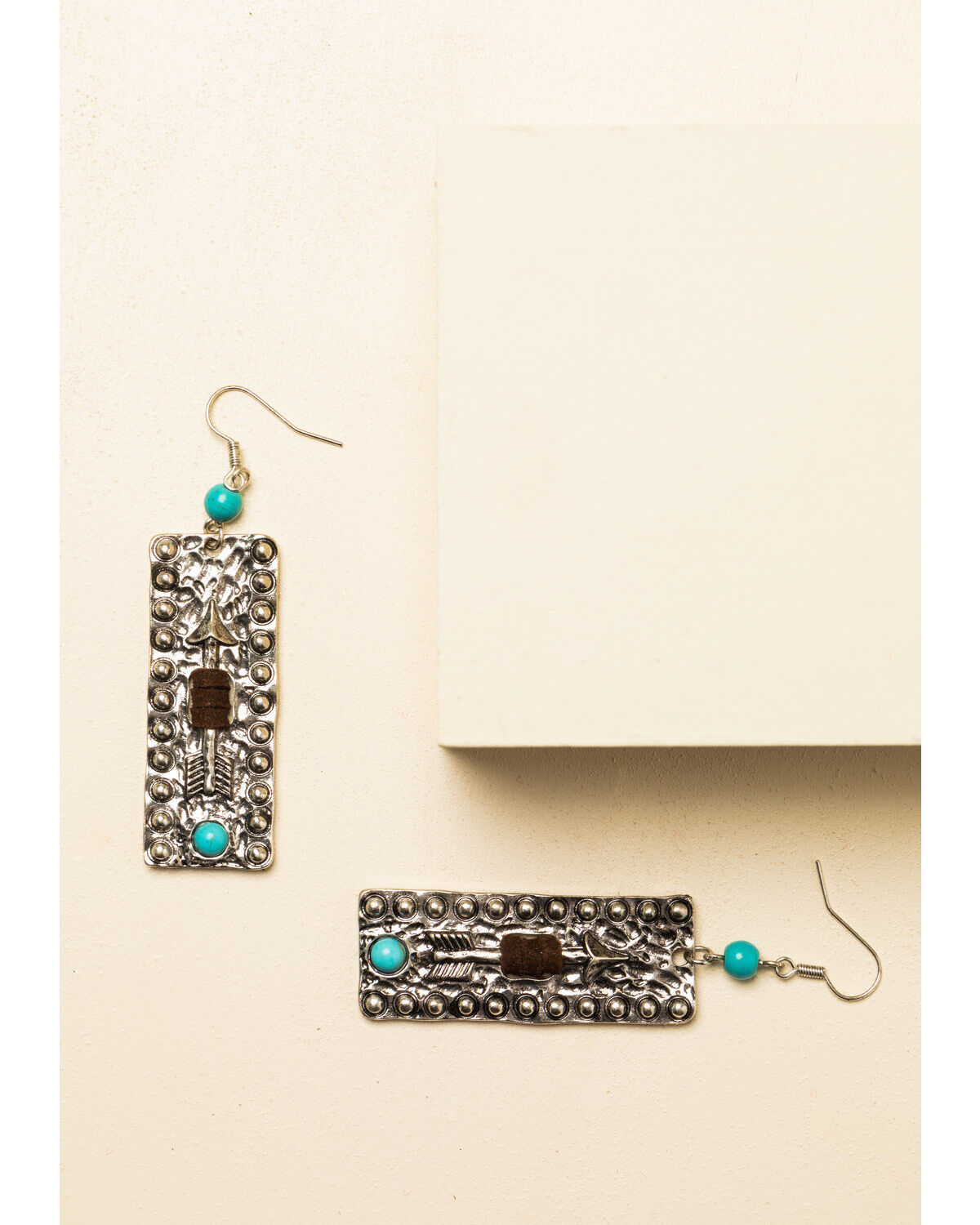 Image #1 - Shyanne Women's In The Oasis Rectangle Arrow Earrings , , hi-res