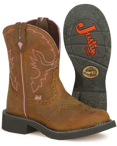 Image #2 - Justin Women's Gypsy Collection 8" Western Boots, , hi-res