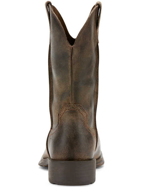 Image #3 - Ariat Men's Rambler Antiqued Western Boots - Square Toe, Brown, hi-res