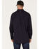Hawx Men's FR Vented Solid Long Sleeve Button-Down Work Shirt , Navy, hi-res
