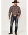 Image #2 - Cowboy Hardware Men's Arroyo Large Plaid Snap Western Shirt, , hi-res