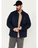 Image #1 - Hawx Men's Weathered Canvas Fleece Lined Jacket, Navy, hi-res