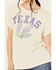 Image #3 - Free People Women's Texas State Flower Short Sleeve Graphic Tee, Taupe, hi-res