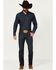 Image #1 - Cody James Men's Night Hawk Basic Dark Wash Slim Straight Stretch Denim Jeans, Blue, hi-res