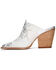 Chinese Laundry Women's Beaute Aqua Snake Fashion Mule - Pointed Toe, Cream, hi-res