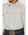 Cody James Boys' Hoof Grid Print Long Sleeve Snap Western Shirt, Sage, hi-res