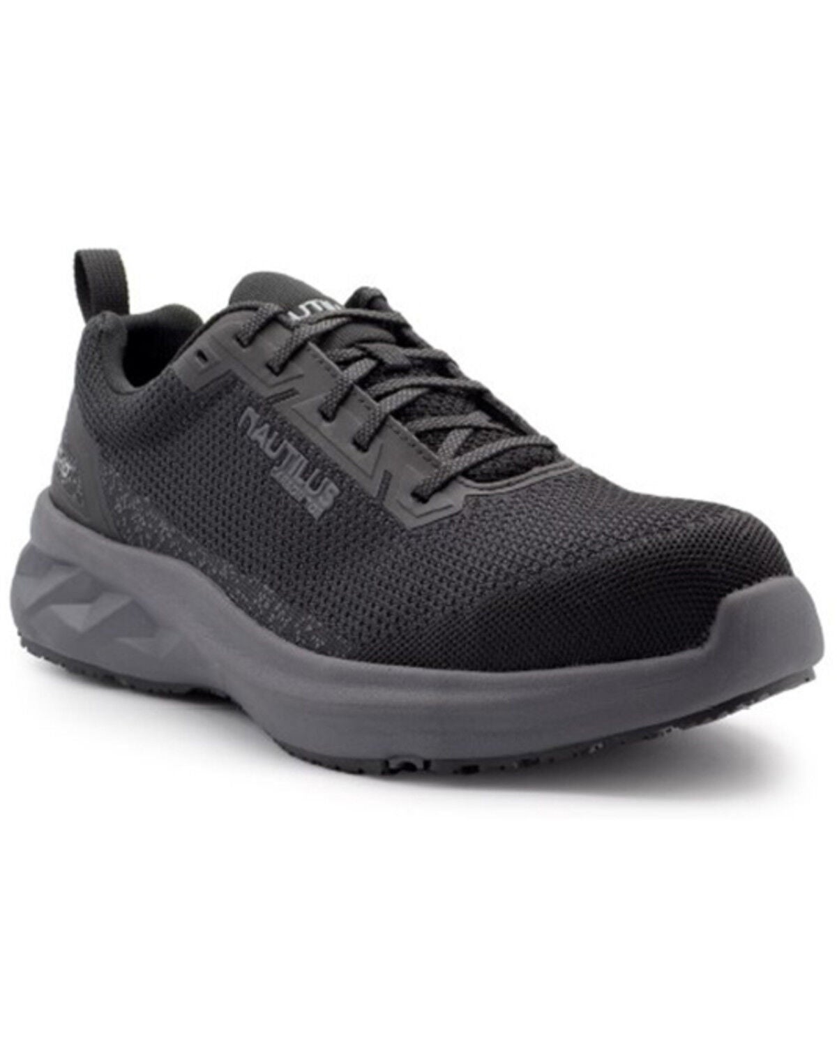New Balance Men's Nautilus Springwater Work Shoes - Composite Toe, Black, hi-res