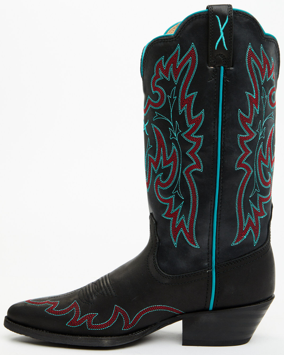 Image #3 - Twisted X Women's 12" Western Boots - Snip Toe, Black, hi-res