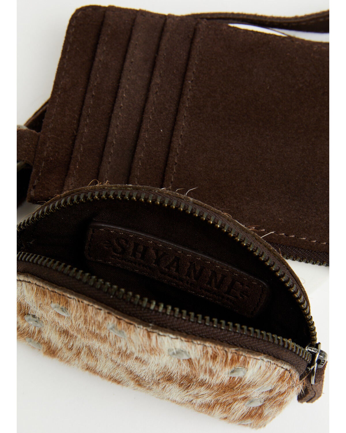 Image #3 - Shyanne Women's Ruthie Hair-On Wallet Set - 3 Piece, Brown, hi-res