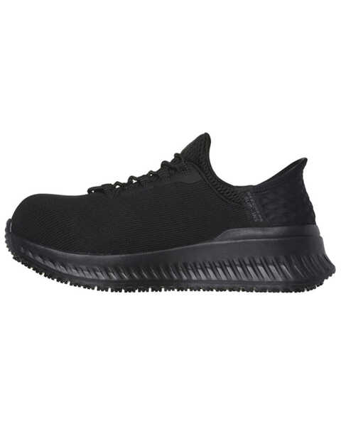 Image #2 - Skechers Women's Slip-Ins Tilido Ombray Work Shoes - Composite Toe , Black, hi-res