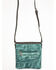Image #4 - Shyanne Women's Distressed Antique Silver Concho Messenger Bag, Turquoise, hi-res