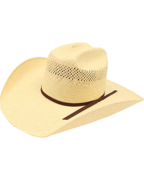 Ariat Men's 10X Straw Cowboy Hat, Natural, hi-res