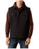 Image #1 - Ariat Men's Canvas Rancher Vest, Black, hi-res