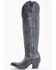 Image #3 - Corral Women's Embroidery Tall Western Boots - Pointed Toe, Black, hi-res