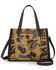 Image #1 - Wrangler Women's Cowboy Print Concealed Carry Crossbody Satchel, Dark Yellow, hi-res
