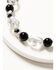 Paige Wallace Women's Quartz & Onyx Beaded Necklace, Black, hi-res