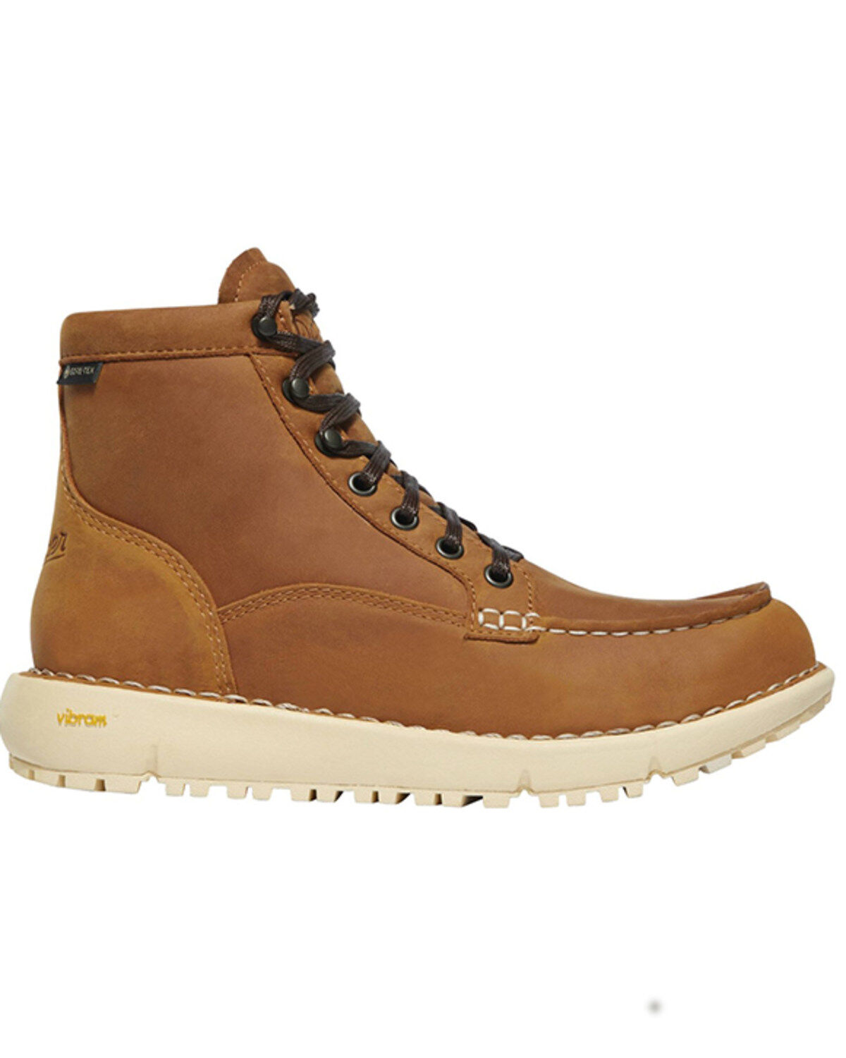 Image #2 - Danner Women's 6" Logger 917 Waterproof Work Boots - Moc Toe, Brown, hi-res