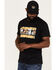 Rock & Roll Denim Men's Scenic Steer Head Graphic T-Shirt, Black, hi-res