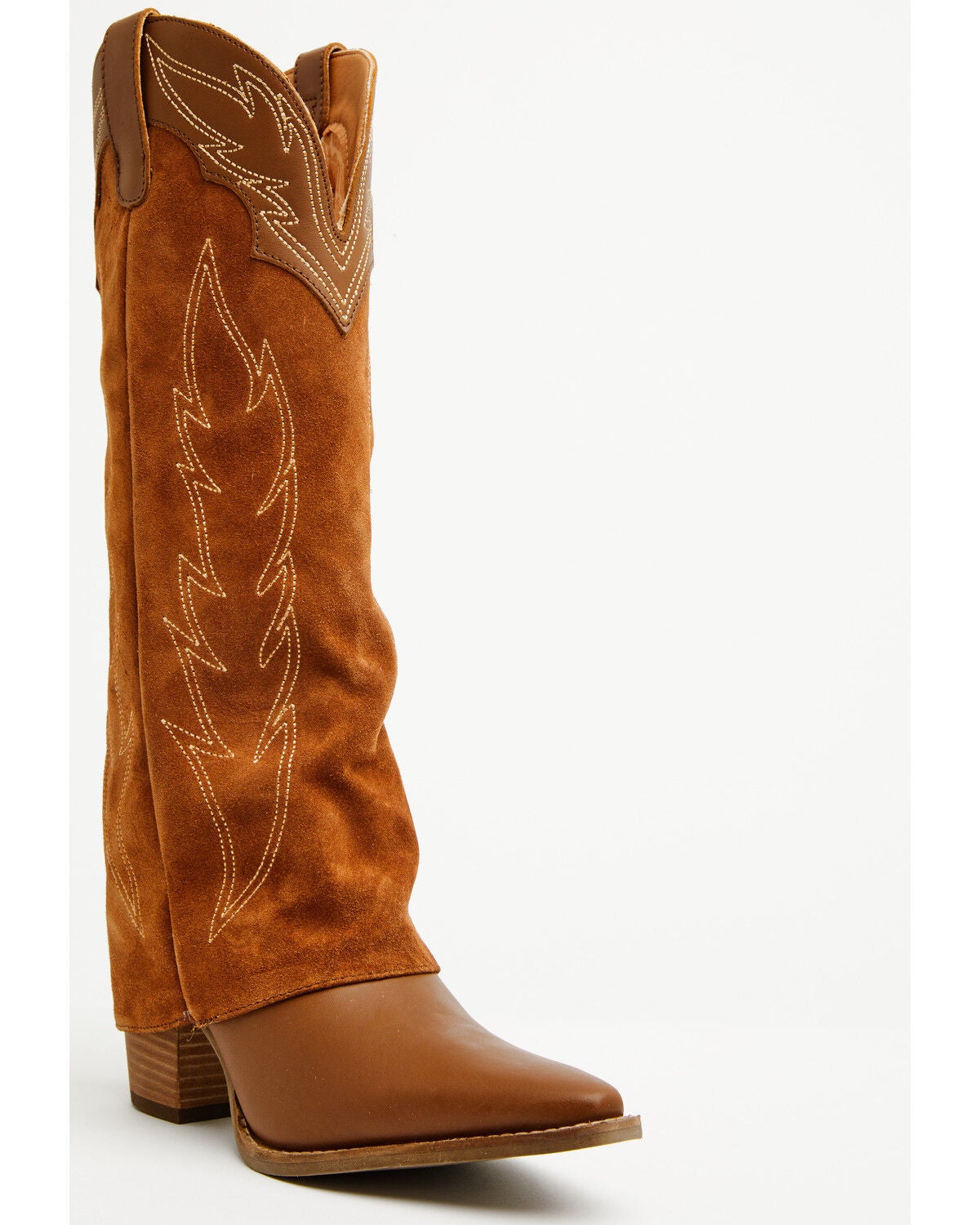 Dingo Women's Wild Horses Tall Western Boots - Snip Toe, Brown, hi-res