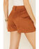 Image #4 - Saints & Hearts Women's Tan Faux Suede Star Shorts, Tan, hi-res