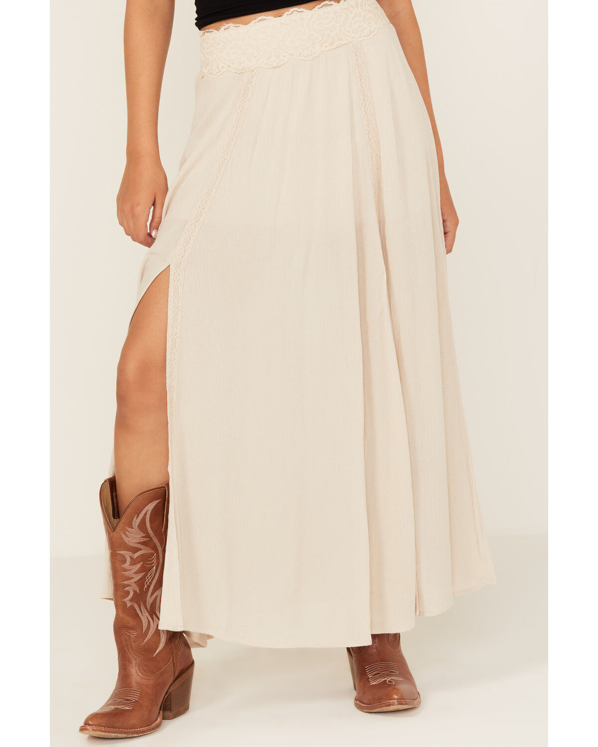 Product Name:  Shyanne Women's Lace Inset Maxi Skirt