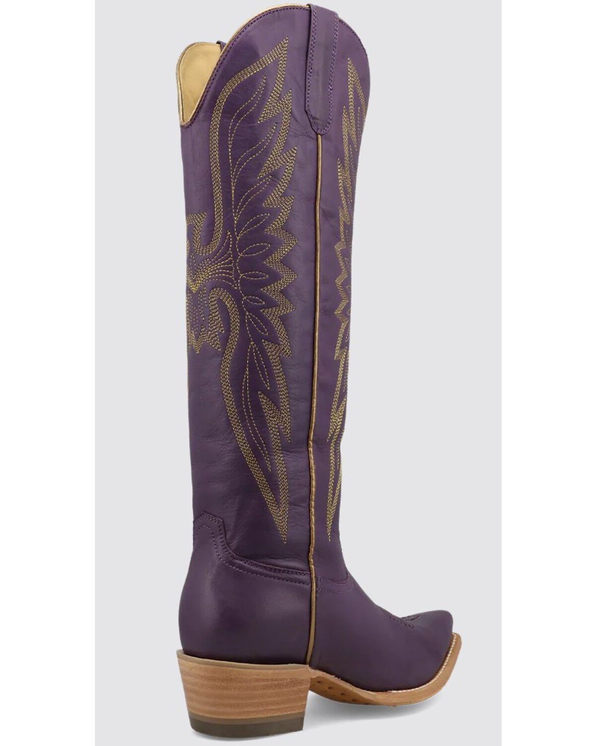 Image #4 - Black Star Women's Isabel Tall Western Boots - Snip Toe, Purple, hi-res